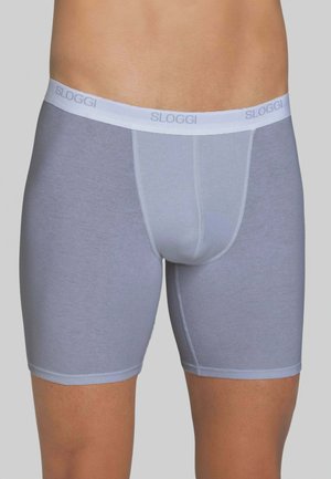 Sloggi, 8 PACK BASIC LONG - Boxer aderenti lunghi - grigio