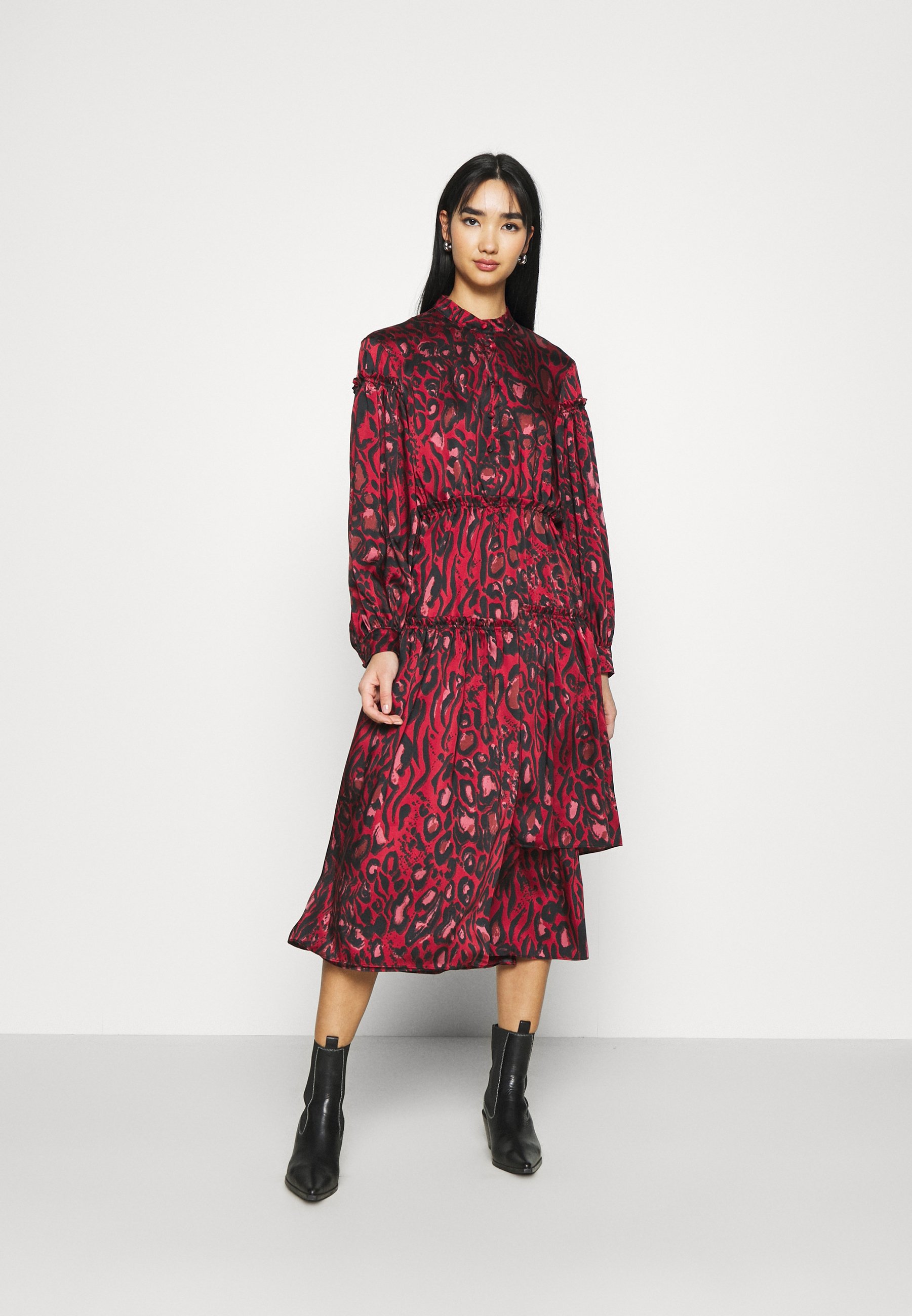 topshop print dress
