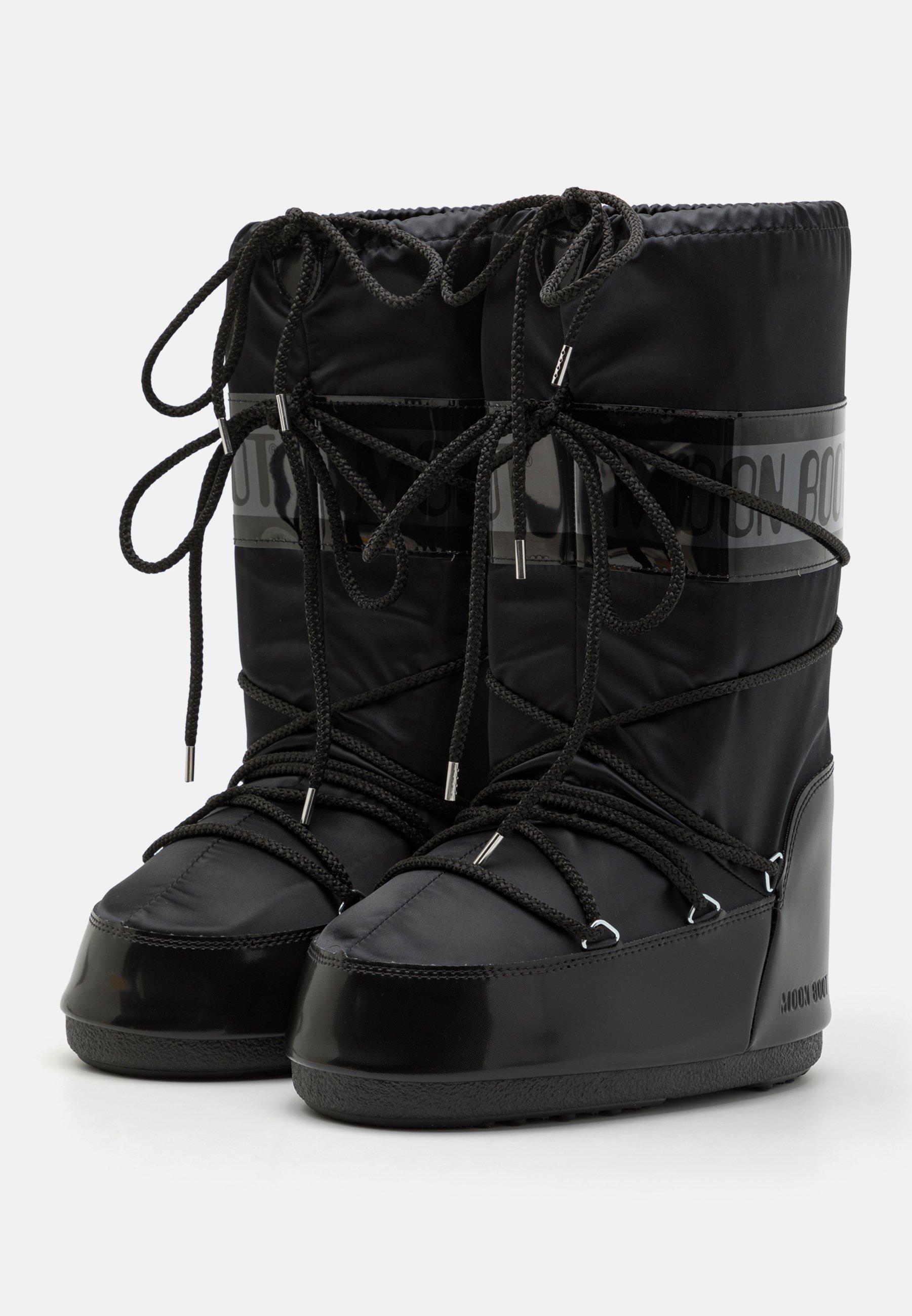 Moon Boot ICON GLANCE UNISEX - Stivali con i lacci - black/nero