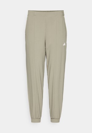 adidas Performance AEROREADY ESSENTIALS MINIMAL BRANDING WOVEN - Tréningruha alsók - silver pebble