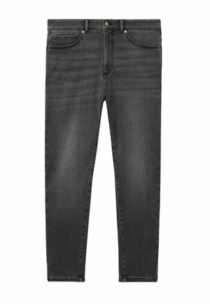 Džínsy tapered fit - washed black