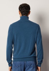 Falconeri ULTRASOFT ROLL-NECK - Strickpullover - blau cloud blue