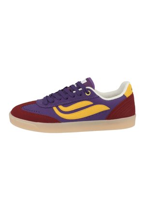 Genesis Footwear SCHUHE G-VOLLEY HAIRY UNISEX - Baskets basses - wine-purple-sunyellow