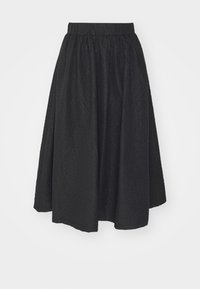 VINAYA MIDI SKIRT - A-lõikeline seelik - black