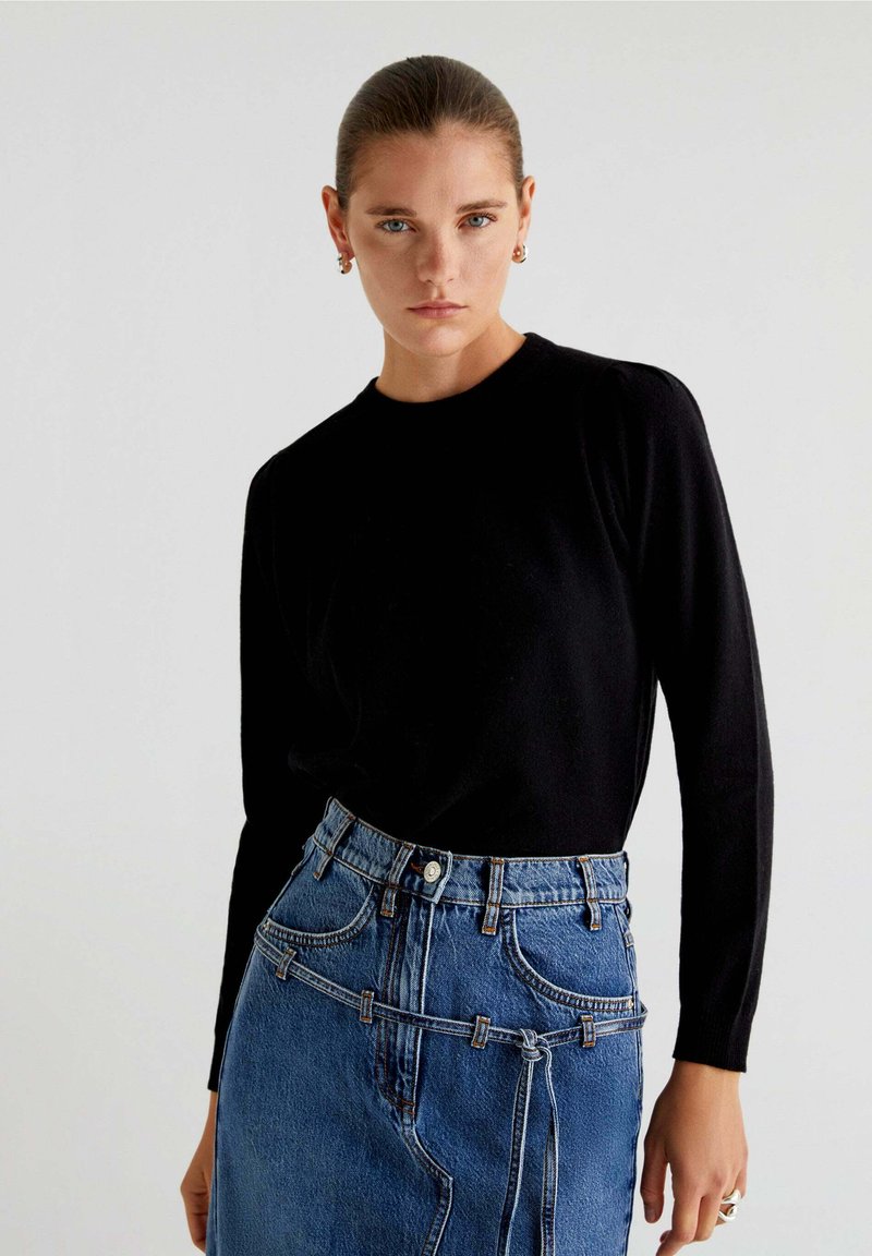 Scalpers Strickpullover - black