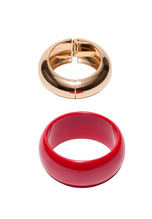 SET OF 2 MATCHING 00222111 - Armbånd - red