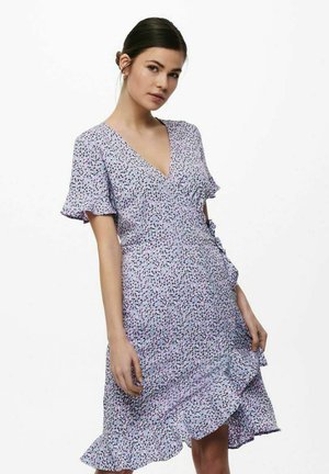 ONLOLIVIA WRAP DRESS - Denní šaty - chinese violet