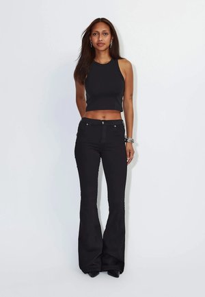 Dr.Denim, MACY MID FLARE - Jeans bootcut - black