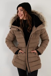 LELA REGULAR FIT - Wintermantel - camel