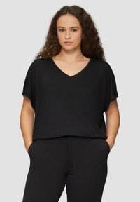 QS T-shirt basic - schwarz