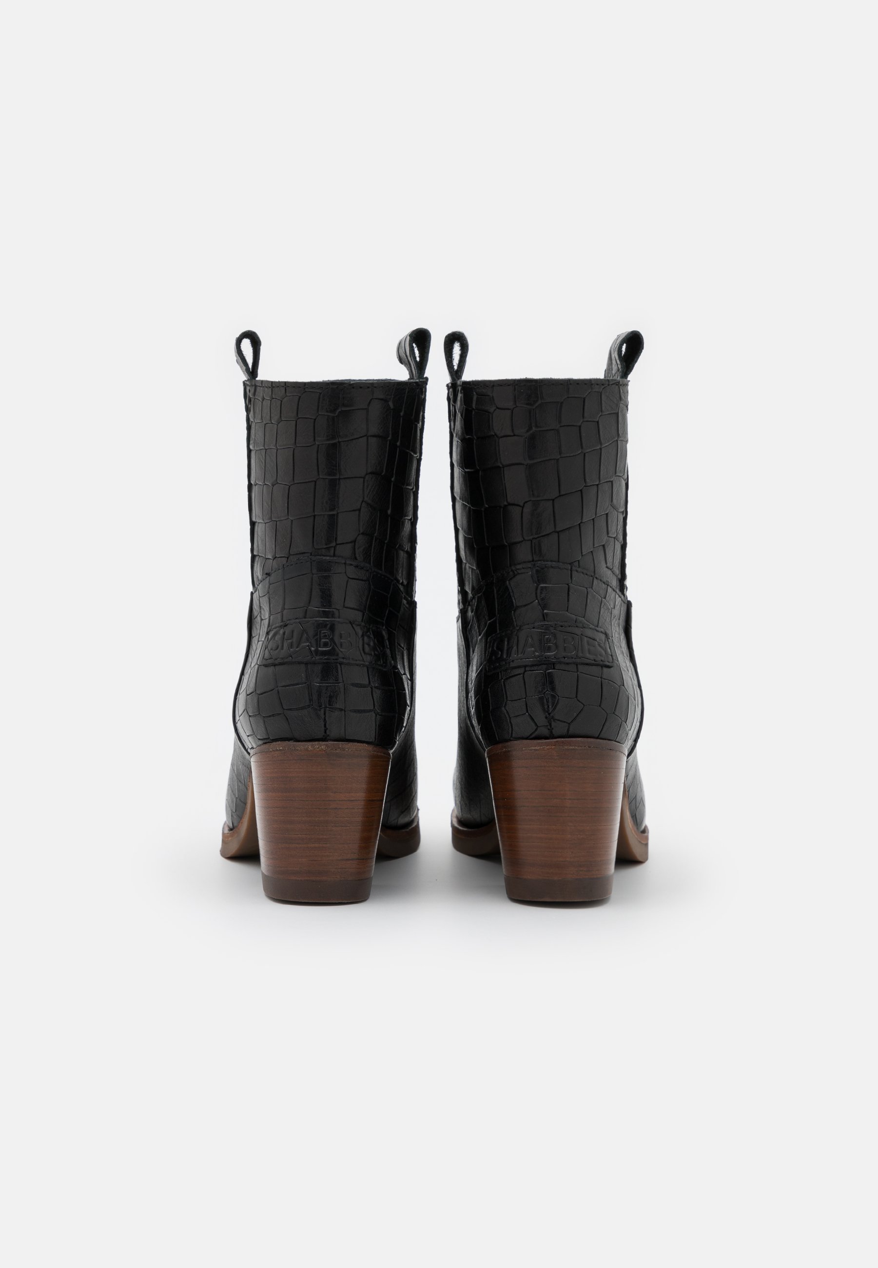 Shabbies Amsterdam Korte laarzen - black/zwart - Zalando.nl