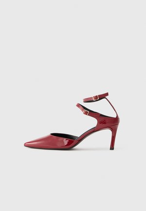 GRACEY - Højhælede pumps - dark red