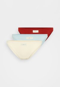 Tommy Hilfiger BIKINI 3 PACK - Aluspüksid - breezy blue/dark magma/bare there