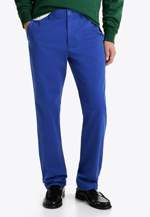 DENTON - Chino - monochrome blue