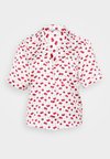 Short-Sleeve Sleep Shirt - Gornji dio pidžame - white/red