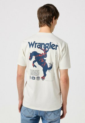 Wrangler SIGN OFF TEE 2 PACK - T-shirt basic - captains blue/blauw ...