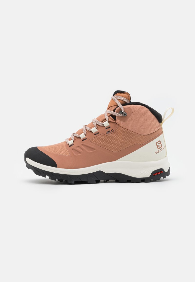 Salomon OUTSNAP - Botas de inverno - mocha mousse/vanilla ice/black