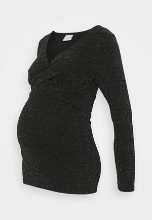 Top s dlouhým rukávem - black