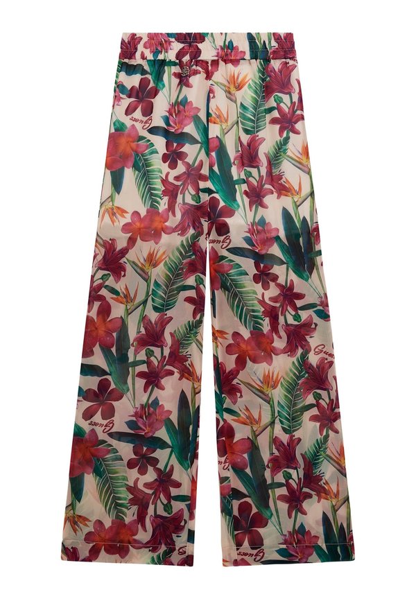 Stoffhose - blumenmuster