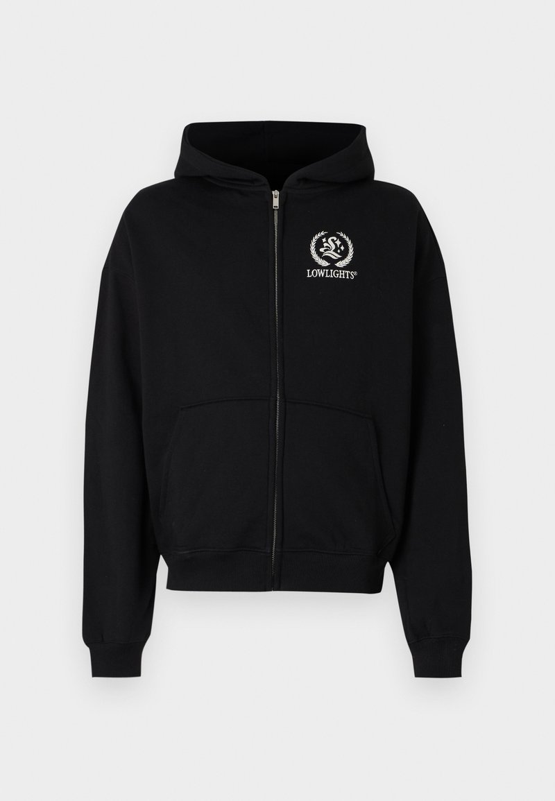 LOW LIGHTS STUDIOS® Sweater met rits zwart LOW LIGHTS STUDIOS® Sweater met rits zwart