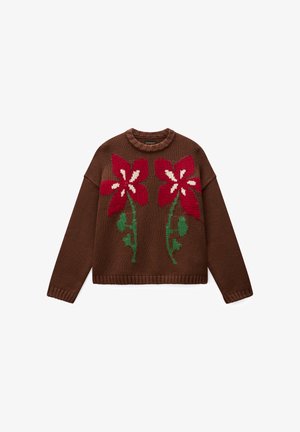 Napapijri, BLOOM - Striktrøje - dark brown