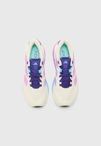 adidas Performance ADISTAR 4 - Road running shoes - white/purple/blue