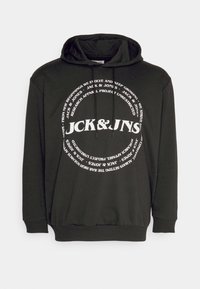 Jack & Jones JJEBRADLEY ZIP HOOD - Felpa con zip - bungee cord/marrone chiaro Jack & Jones JJEBRADLEY ZIP HOOD - Felpa con zip - bungee cord/marrone chiaro