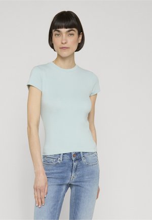 Urban Classics, LADIES SHORT SLIM TEE - Camiseta básica - mutedblue