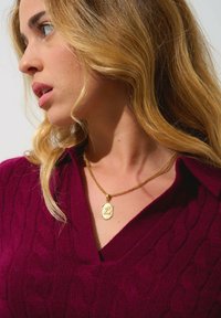 Authentic Cashmere Stickad tröja - burgundy