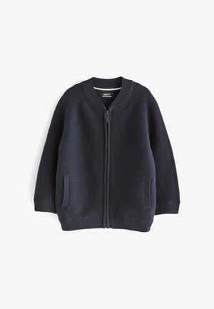 ZIP THROUGH - Strickjacke - navy