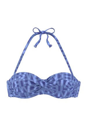 BANDEAU - Bikini-Top - blau