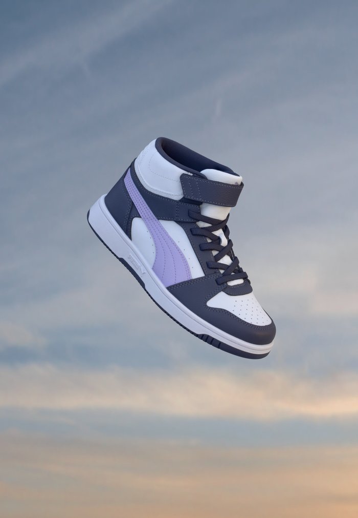 PUMA REBOUND SLAM MID UNISEX - Zapatillas altas - inky depths/light lavender/white