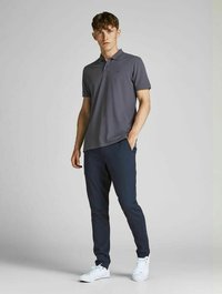 Jack & Jones JJEBASIC POLO - Polo - asphalt