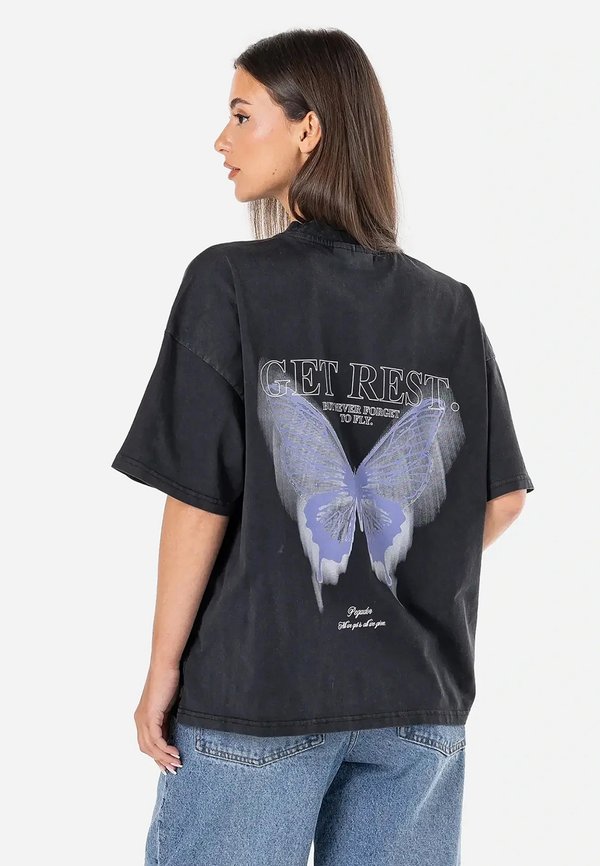 LENA OVERSIZED TEE - Print T-shirt