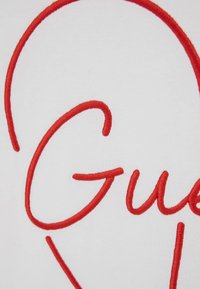 Guess FRONTAL AVEC BRODERIE - Printtipaita - blanc