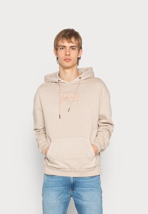 SIGNATURE BOX HOODIE UNISEX - Hoodie - taupe