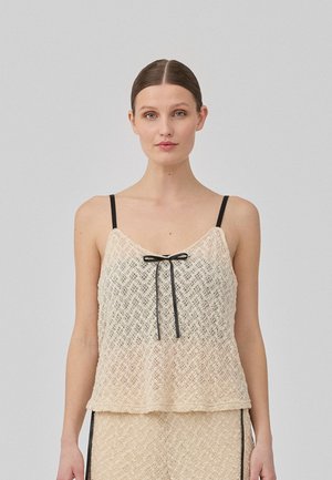 Modström EMILIA - Débardeur - soft white/black