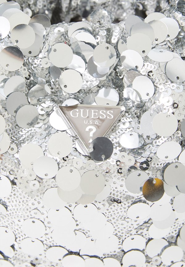 HOLIDAY SHINE TOP HANDLE POUCH - Handbag - silver2