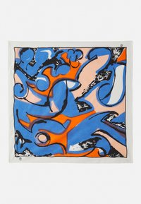 Marimekko LIERIÖ ELDFAMN - Skjerf - black/blue/white/red