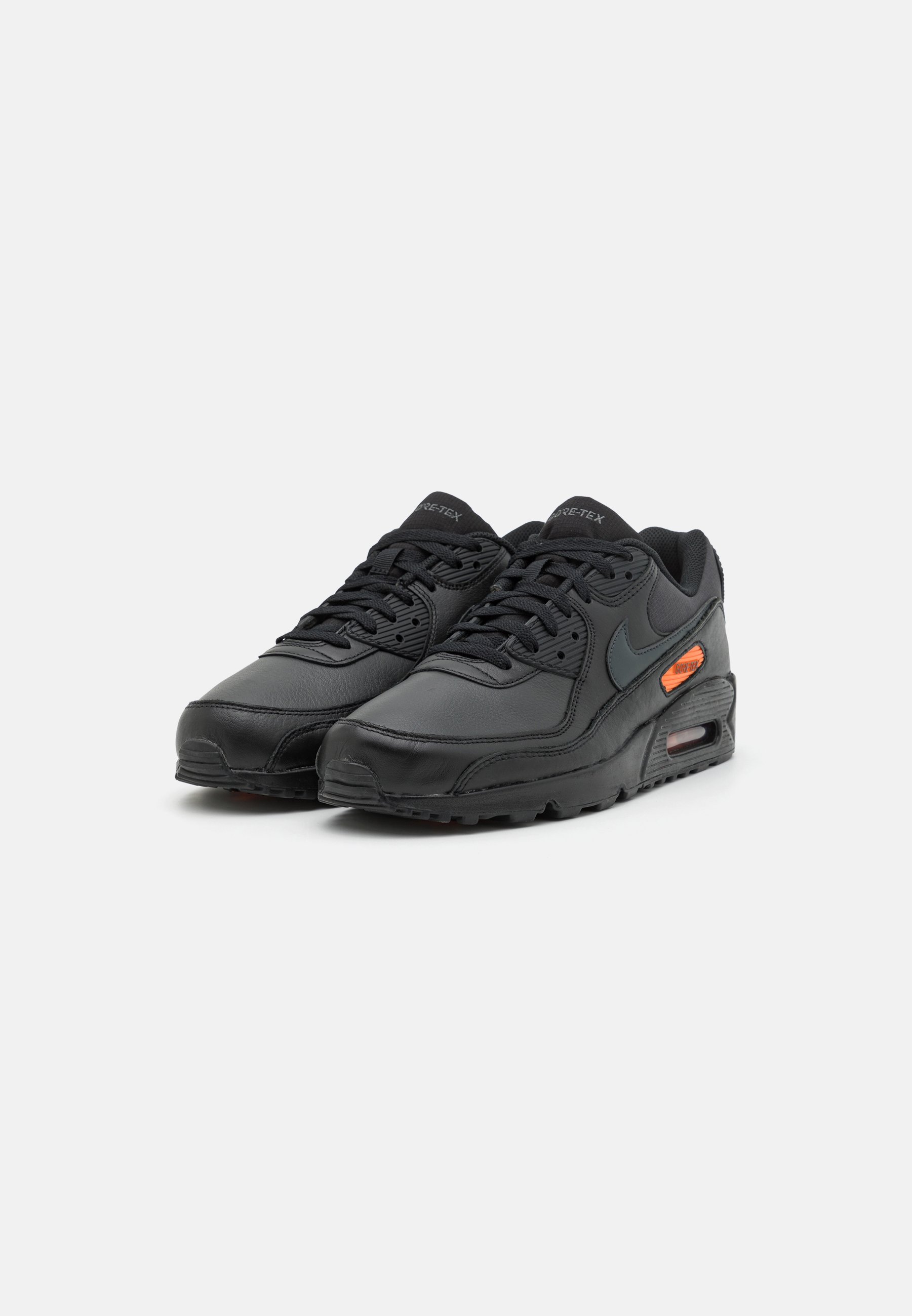 Nike Sportswear AIR MAX 90 GTX - Sneakers laag - black/anthracite/safety  orange/zwart - Zalando.nl