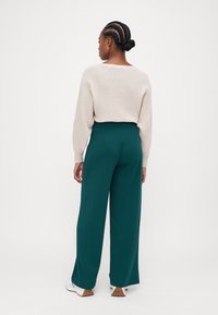 Even&Odd Petite Pantaloni - dark green