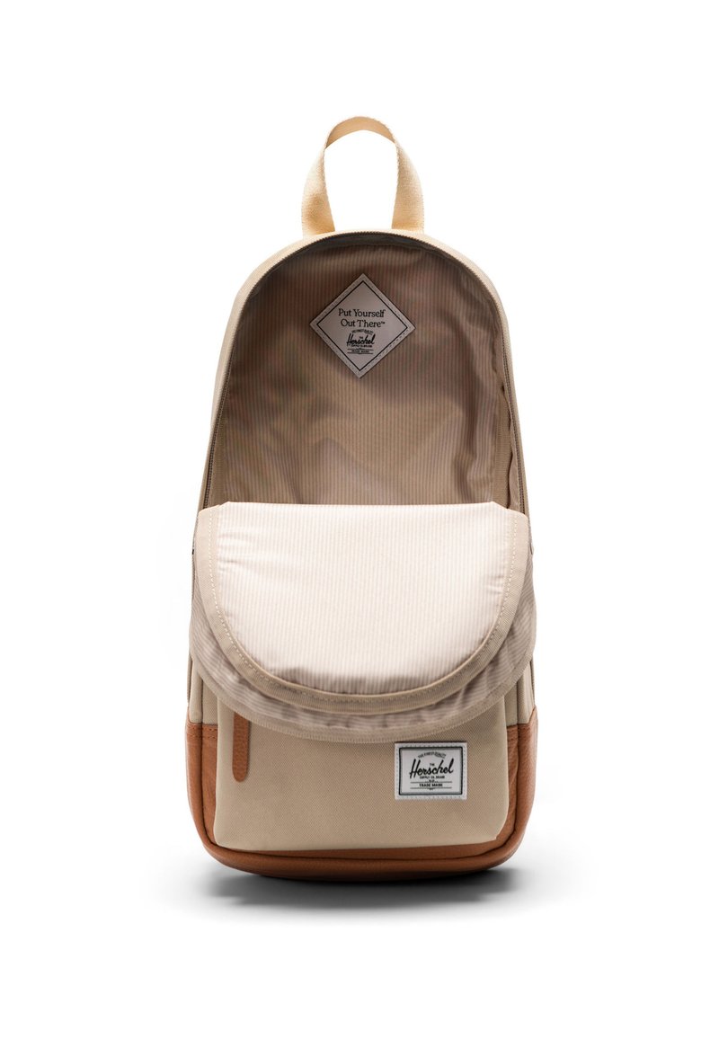 herschel backpack camel Herschel HERITAGE - Cross body bag - natural/camel