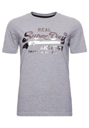 Superdry & Co VINTAGE LOGO BOHO SPARKLE - T-shirt imprimé - grey marl