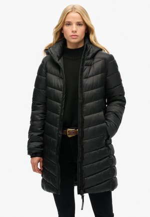 HOODED FUJI MID PADDED - Abrigo de invierno - black