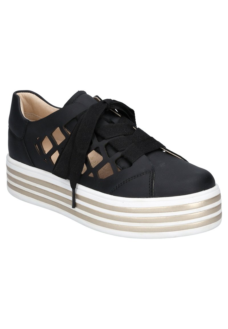 Damen Halbschuhe | Gerry Weber NOVARA Sportlicher Schnürer schwarz - YG99637 Damen Halbschuhe | Gerry Weber NOVARA Sportlicher Schnürer schwarz - YG99637