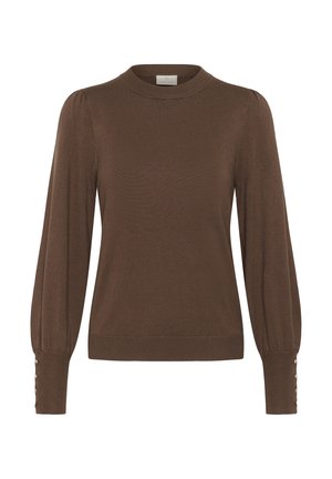 Kaffe, KALIZZA ROUND NECK BUTTONS - Pullover - carafe