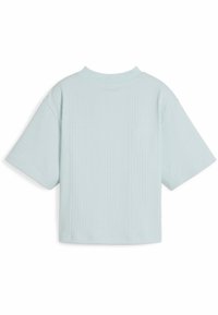Puma MOCK NECK - Paprasti marškinėliai - turquoise surf