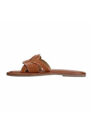 Platt slip-in - cognac