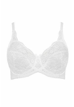 Yours Clothing, STRETCH NON-PADDED  - Reggiseno a balconcino - white
