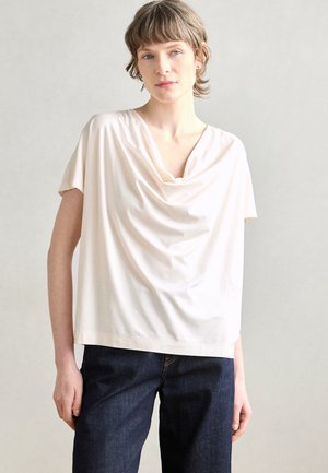 TEE - Print T-shirt - ecru